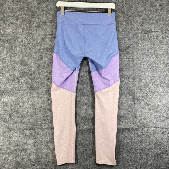 Outdoor Voices Leggings Medium Spring Lilac Colorblock 7/8 High Rise Workout - Picture 3 of 11